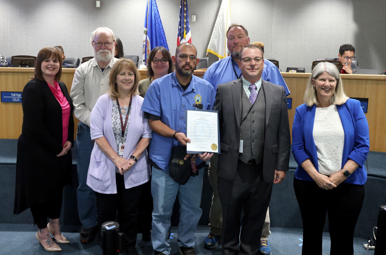 Board of County Supervisors Recognize Building Safety Month